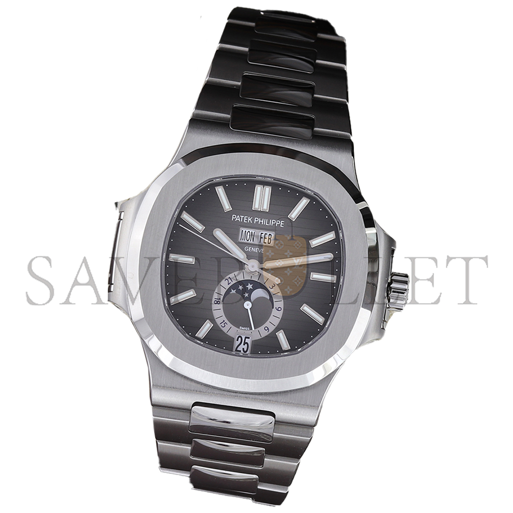 PATEK PHILIPPE NAUTILUS BLACK DIAL MEN'S WATCH 5726/1A-001